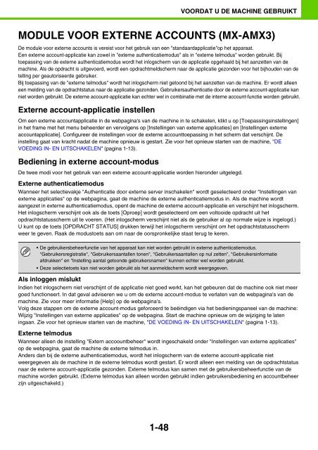 MX-C380P Operation-Manual NL - Sharp