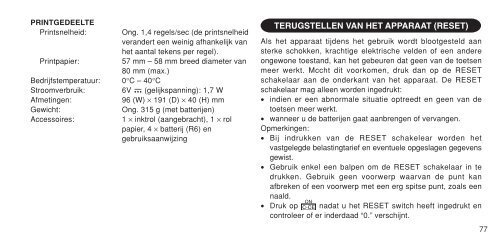 EL-1611P Operation-Manual NL - Sharp