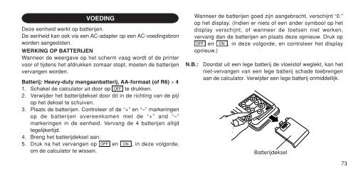 EL-1611P Operation-Manual NL - Sharp