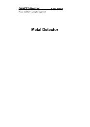 Metal Detector - The Sharper Image