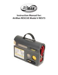 Instruction Manual for: AirMan RESCUE Model # RES75