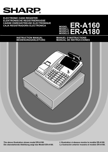 ER-A160/A180 Operation-Manual GB - Sharp
