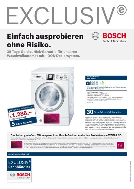 EXCLUSIV Flugblatt Mai 2012 Leistung - Bosch