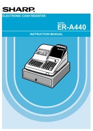 ER-A440 Operation-Manual GB - Sharp