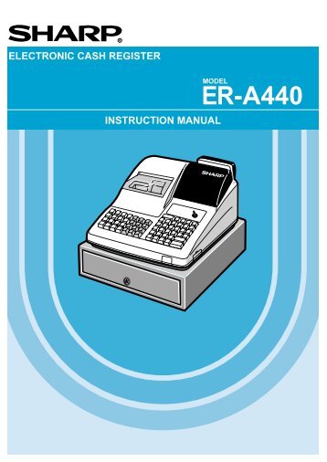ER-A440 Operation-Manual GB - Sharp