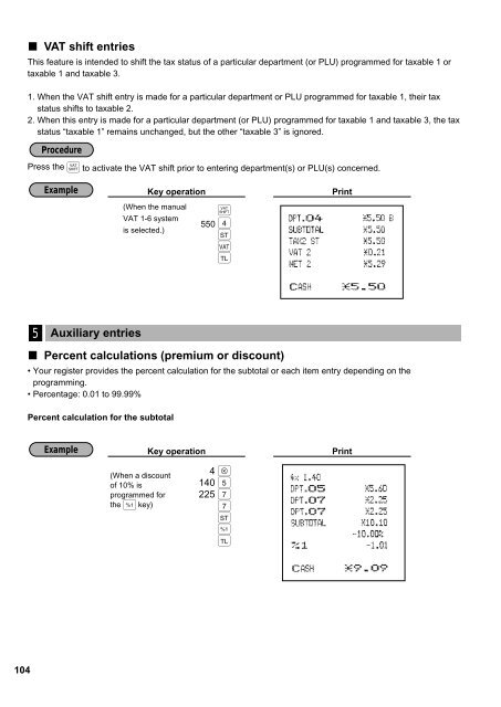 ER-A440 Operation-Manual GB - Sharp