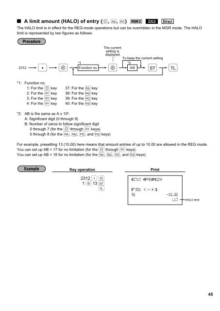 ER-A440 Operation-Manual GB - Sharp