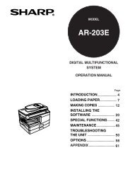 AR-203E Operation-Manual GB - Sharp