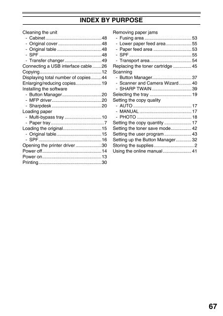 AR-203E Operation-Manual GB - Sharp