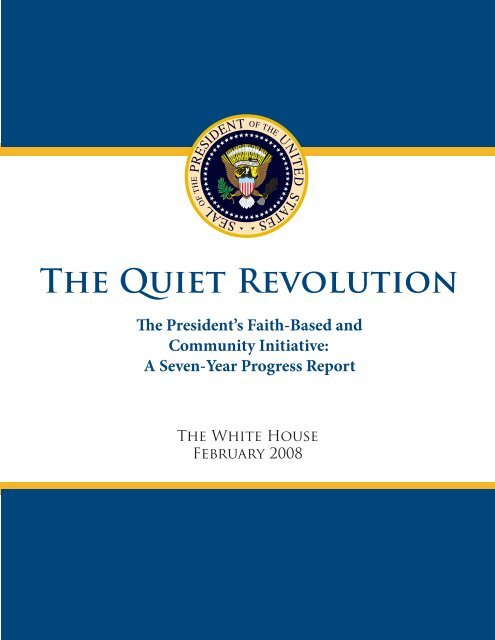 The Quiet Revolution (Entire Report in PDF) - the White House