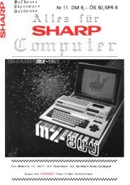 Download (7333kb, 52 pages) - The Sharp MZ-Series
