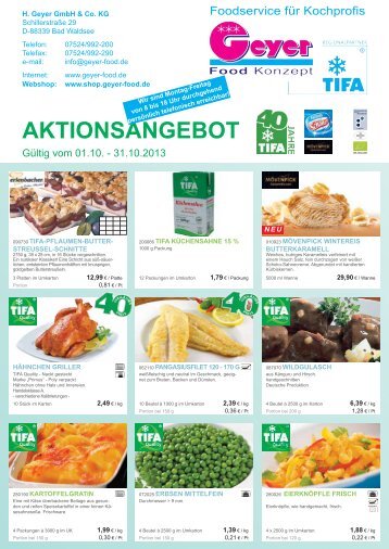 AKTIONSANGEBOT - Geyer Food Konzept, Fresh-Food-Shop