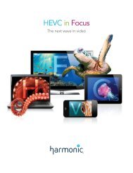 HEVC in Focus Brochure - Harmonic Inc