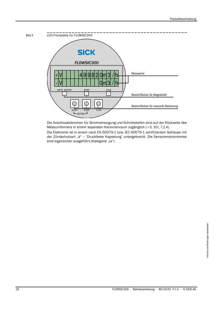 Betriebsanleitung herunterladen - Sick