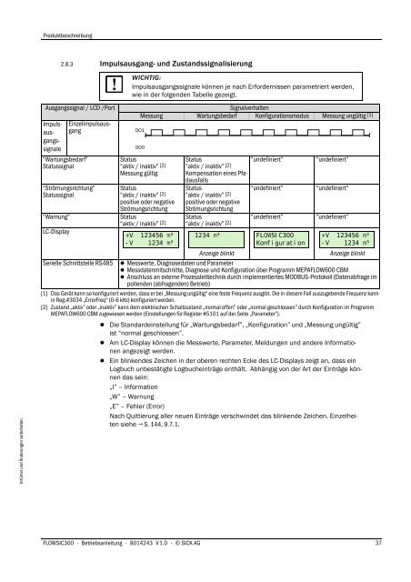 Betriebsanleitung herunterladen - Sick