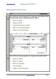 Textaufgaben zum Test E - Siebern