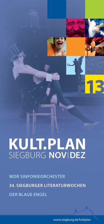 Kult.Plan Siegburg - November / Dezember (pdf )