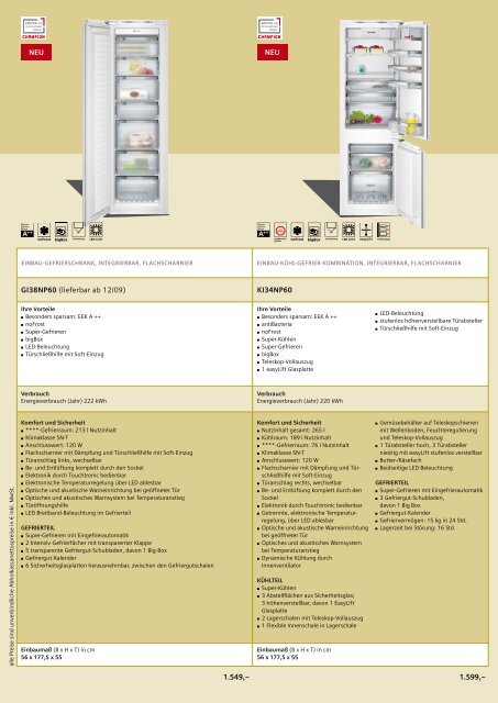 Kollektion 2009/2010 - Siemens