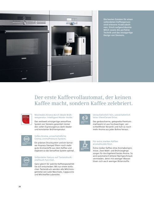 Verkaufshandbuch Einbaugeräte 2013/2014 - Siemens