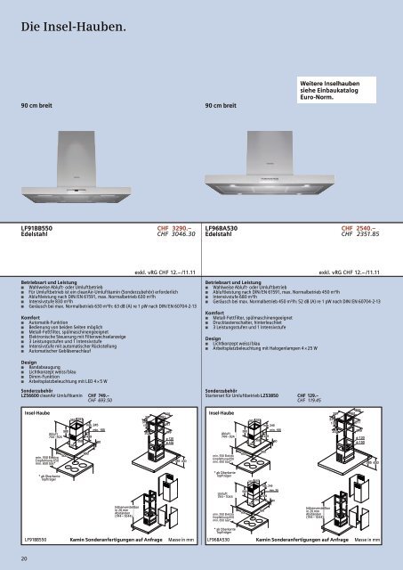 Einbaugeräte 55 cm - Siemens