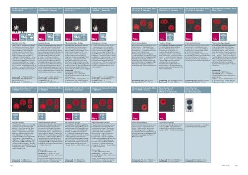 GerÃ¤teprogramm EinbaugerÃ¤te KÃ¼chenfachhandel 2013 ... - Siemens