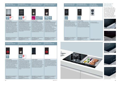 GerÃ¤teprogramm EinbaugerÃ¤te KÃ¼chenfachhandel 2013 ... - Siemens