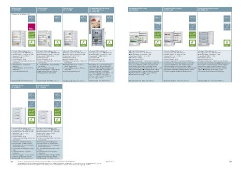 GerÃ¤teprogramm EinbaugerÃ¤te KÃ¼chenfachhandel 2013 ... - Siemens