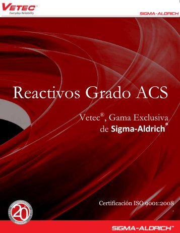 Reactivos Grado ACS - Sigma-Aldrich