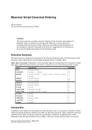 Myanmar Script Canonical Ordering - SIL International