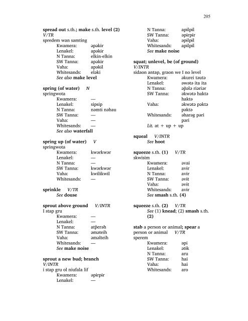 A Comprehensive Comparison of Lexemes in the ... - SIL International