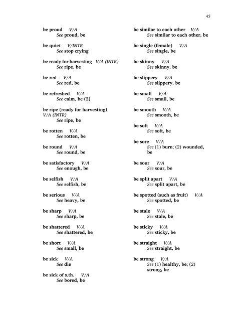 A Comprehensive Comparison of Lexemes in the ... - SIL International