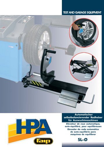 TEST AND GARAGE EQUIPMENT - SIMPESFAIP SpA