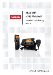 RS35 VHF HS35 Mobilteil - Simrad