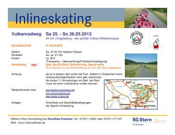 2013 Vulkanradweg - SG Stern Sindelfingen