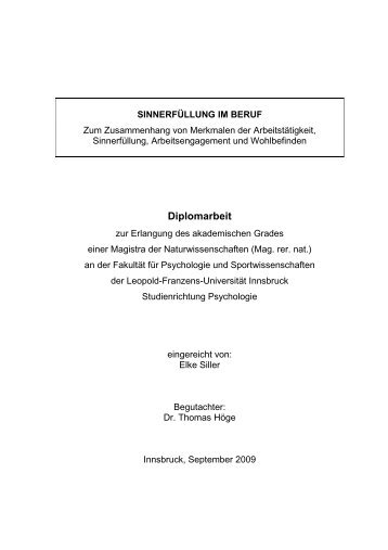 kÃ¶nnen Sie die Arbeit als pdf herunterladen. - Sinnforschung