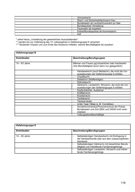 Handbuch für die Unfallversicherung 2013 - SIGNAL IDUNA ...