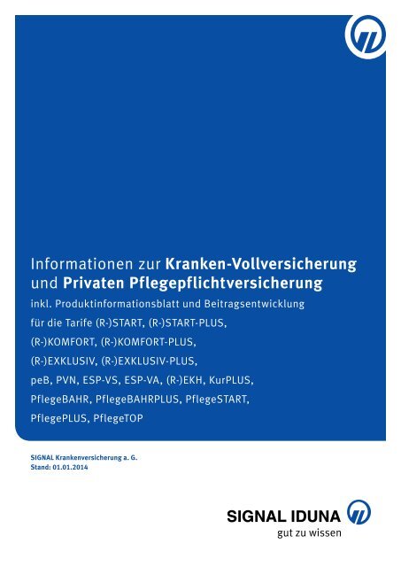 Informationen zur Kranken-Vollversicherung und Privaten ...