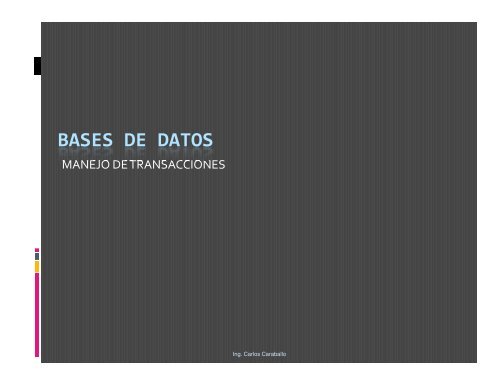 BASES DE DATOS