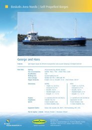 Boskalis Area Nordic | Self Propelled Barges George and Hans