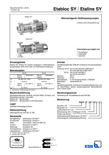 Etabloc SY / Etaline SY