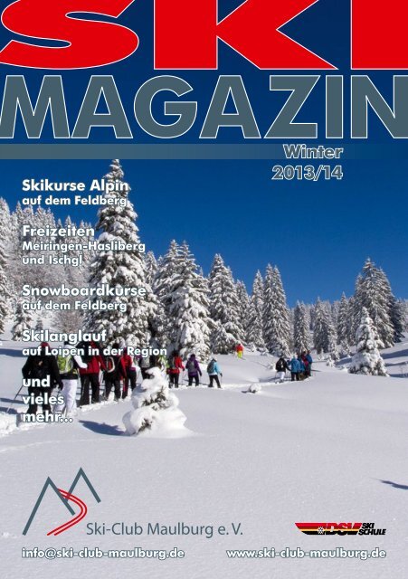 und Outdoormagazin 2014 - Ski-Club Maulburg eV
