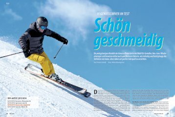 6 skiTEST 2014 Genusscarver (PDF) - Deutscher Ski-Verband