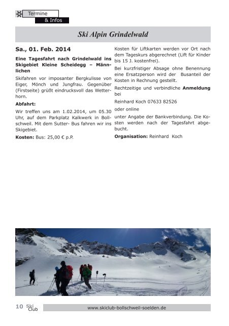 Winter 2013/2014 - des Skiclub Bollschweil Sölden eV