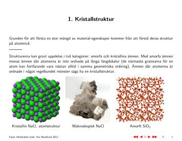 1. Kristallstruktur