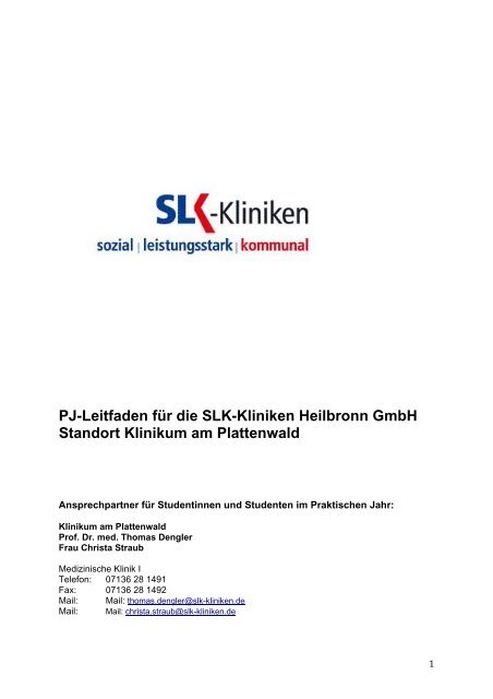 Klinikum am Plattenwald - SLK-Kliniken Heilbronn GmbH