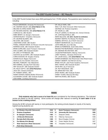 Euclid 2007 (PDF)