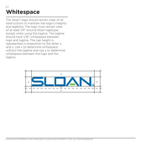 Sloan Logo Guidelines - Sloan Valve Company