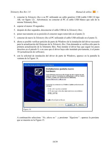 Telemetry Box Rev 1.0 Manual de utilizo 1/39 - SLOT.IT