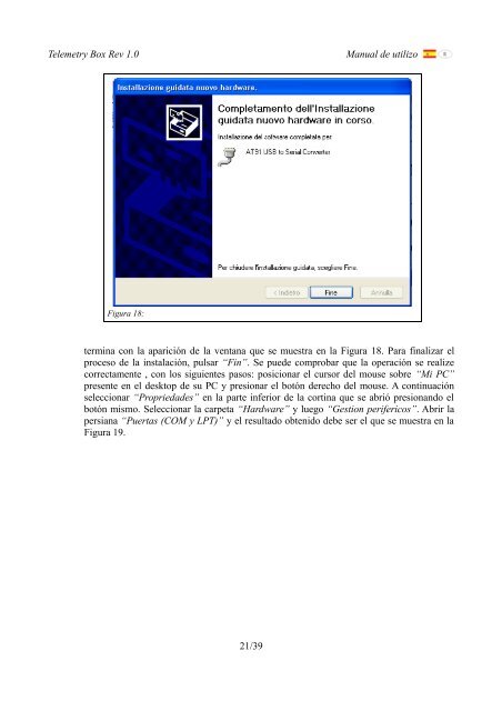 Telemetry Box Rev 1.0 Manual de utilizo 1/39 - SLOT.IT