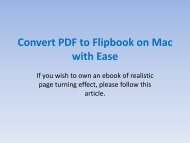 Convert PDF to Flipbook on Mac with Ease